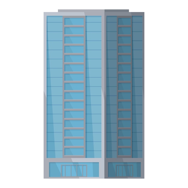 Illustrazione vettoriale di edifici per uffici moderni