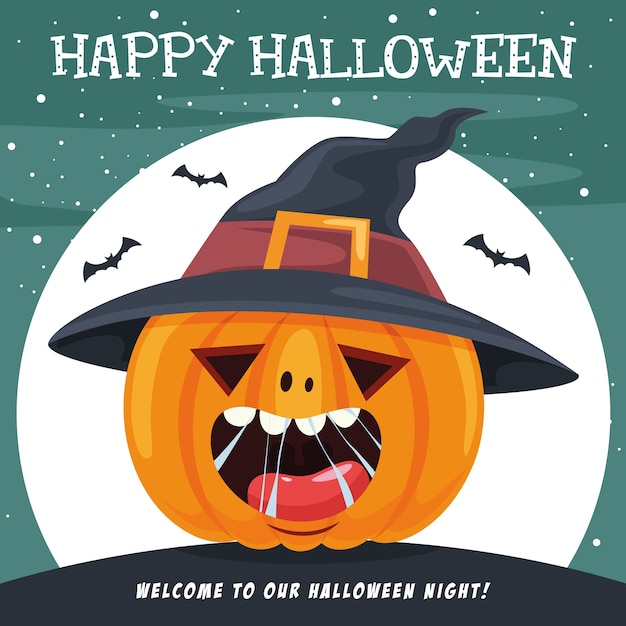 Illustrazione vettoriale di Halloween