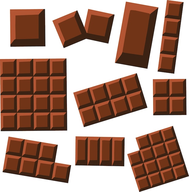 illustrazione vettoriale di Happy Chocolate Day