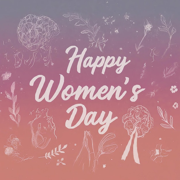 illustrazione vettoriale di Happy Women's Day