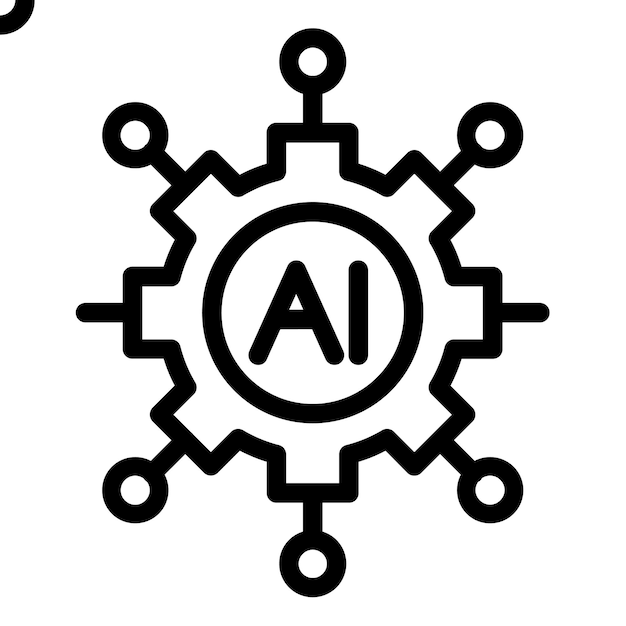 Illustrazione vettoriale di intelligenza artificiale
