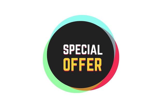 Illustrazione vettoriale di offerta speciale