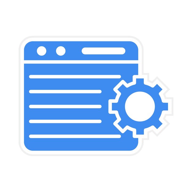 Illustrazione vettoriale di ottimizzazione web