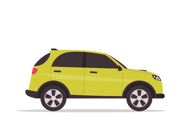 Illustrazione vettoriale di un'auto familiare suv monovolume