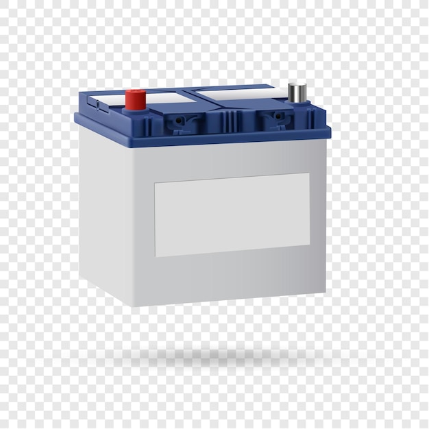 Illustrazione vettoriale di una batteria per auto