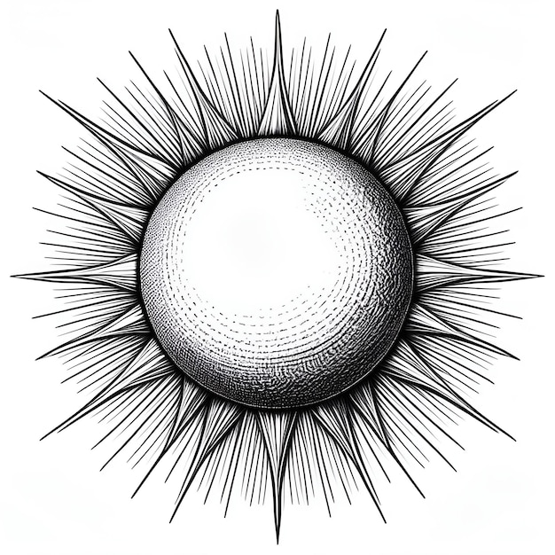 Illustrazione vettoriale in stile incisione a disegno vettoriale a inchiostro monocromatico