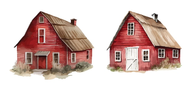 Illustrazione vettoriale isolata del clipart della fattoria