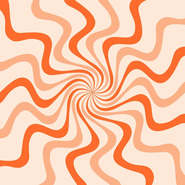 Illustrazione vettoriale per la progettazione del vortice estate rotazione della spirale del vortice raggi del vortice sfondo