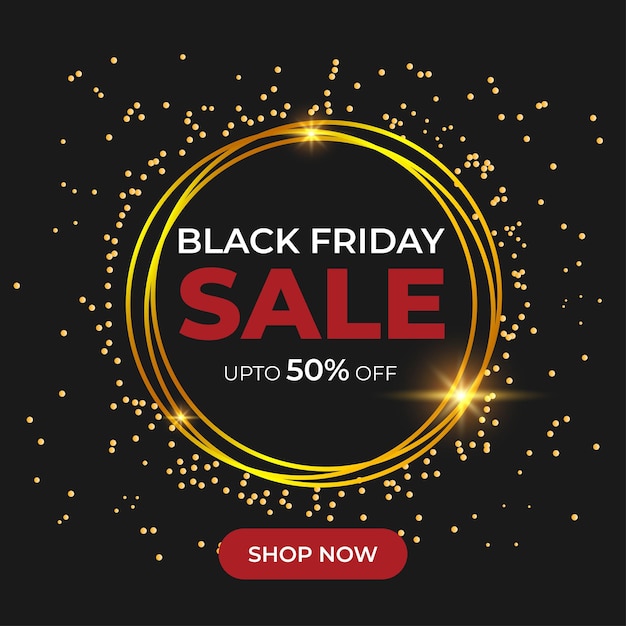 Illustrazione vettoriale per la vendita del Black Friday