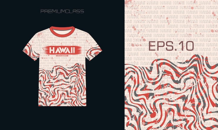 Vettore illustrazione vettoriale sul tema del surf alle hawaii .premium vector