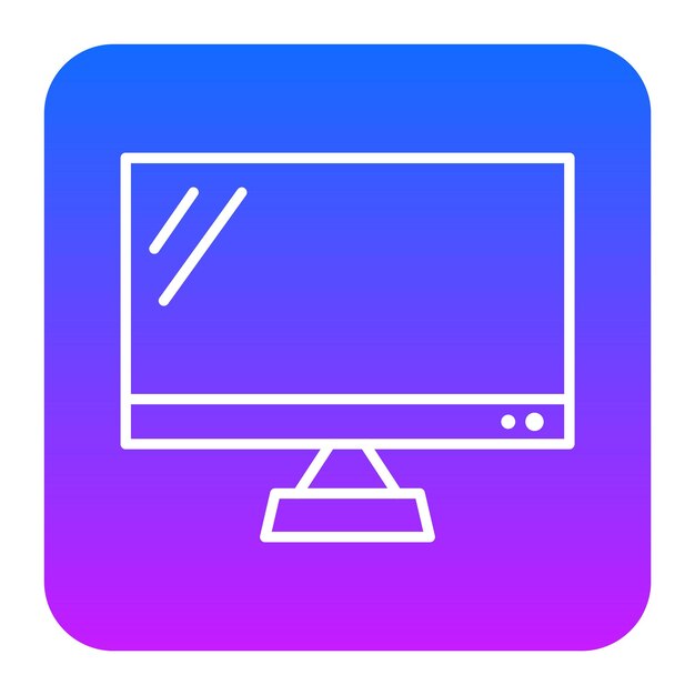 Illustrazione vettoriale televisiva