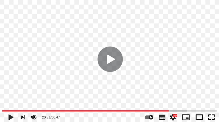Vettore illustrazione video di youtube stile piatto illustrazione vettoriale