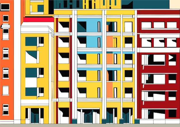 Illustrazioni appropriate per l'architettura urbana