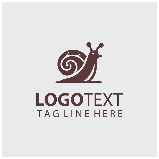 Illustrazioni del logo delle lumache