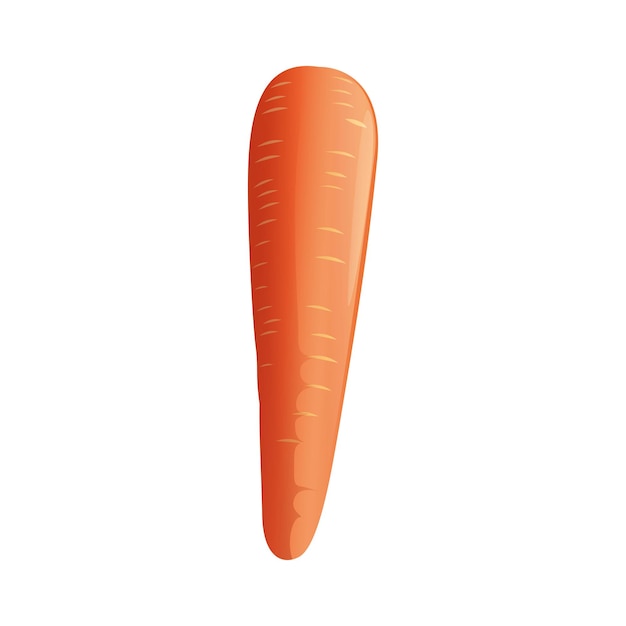 Illustrazioni di carote impostate su sfondo trasparente