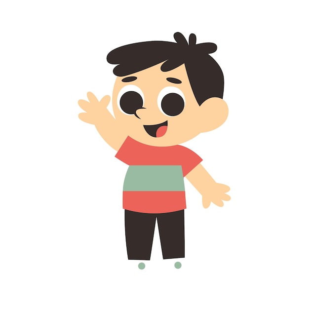 Illustrazioni di clipart per bambini attivi