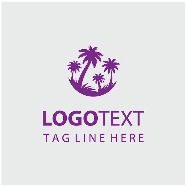 Illustrazioni vettoriali del logo Beach Sunset