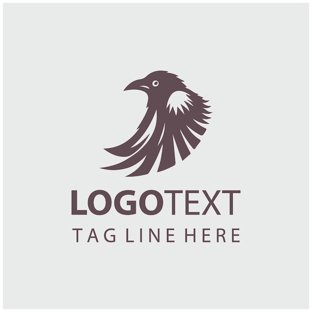 Illustrazioni vettoriali del logo Crow