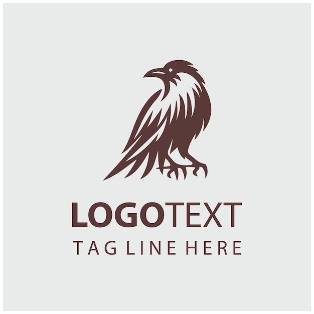 Illustrazioni vettoriali del logo Crow