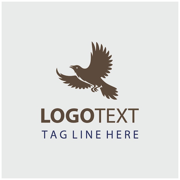 Illustrazioni vettoriali del logo Crow