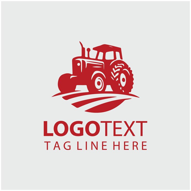 Illustrazioni vettoriali del logo del trattore