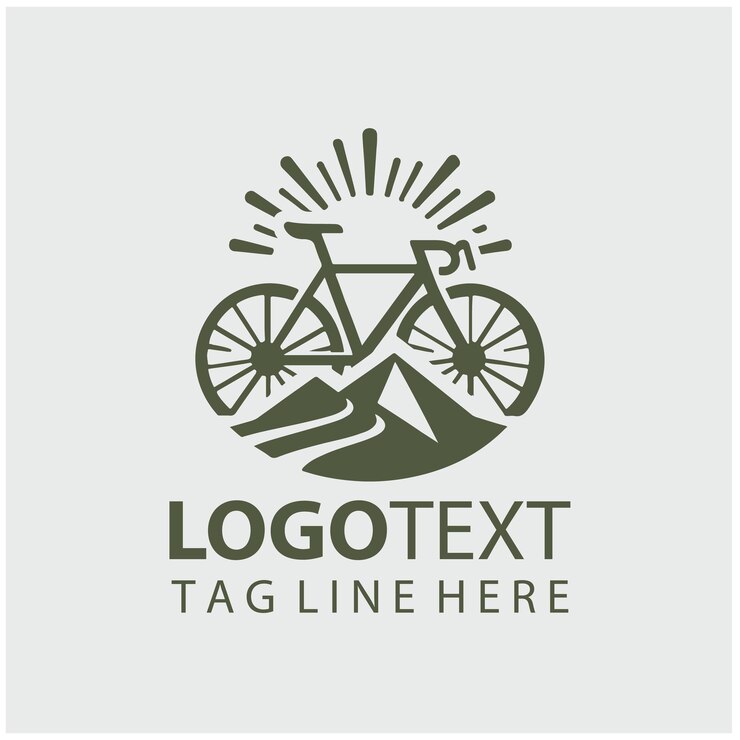 Illustrazioni vettoriali del logo della bicicletta