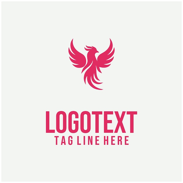 Illustrazioni vettoriali del logo Flame Bird