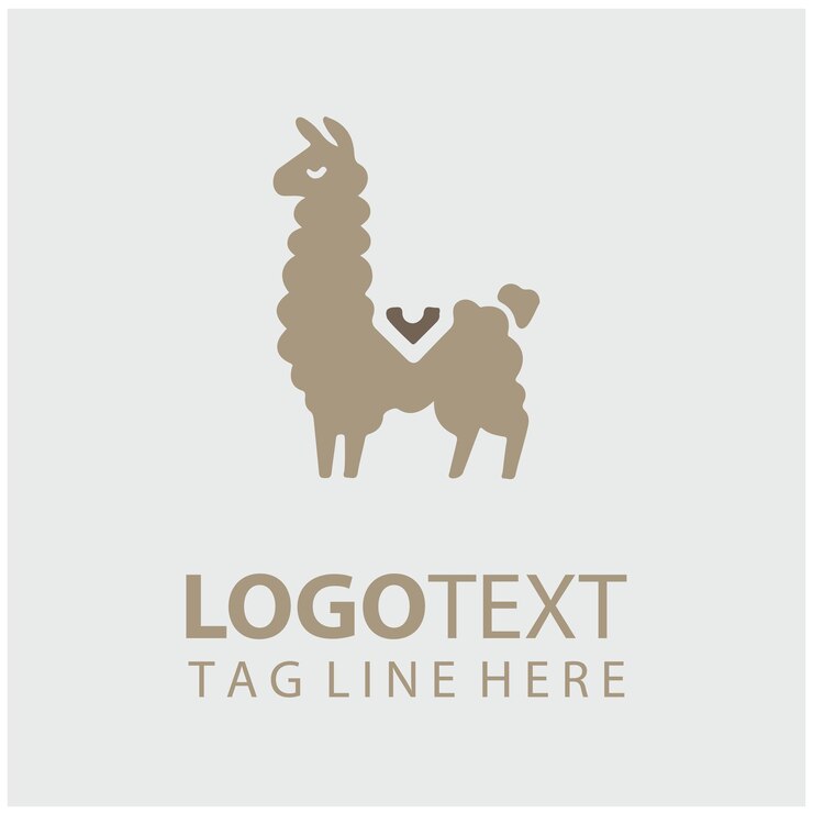 Illustrazioni vettoriali del logo Llama