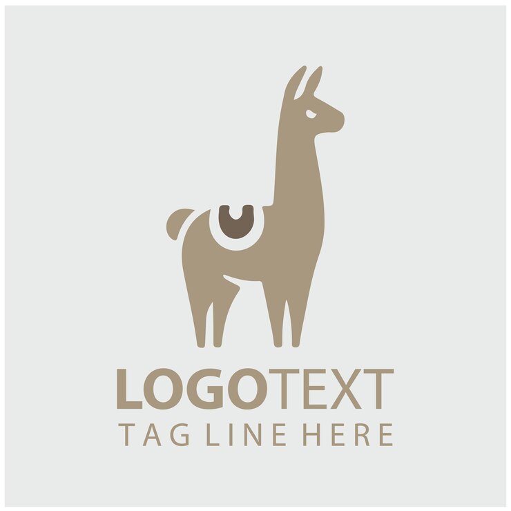 Illustrazioni vettoriali del logo Llama