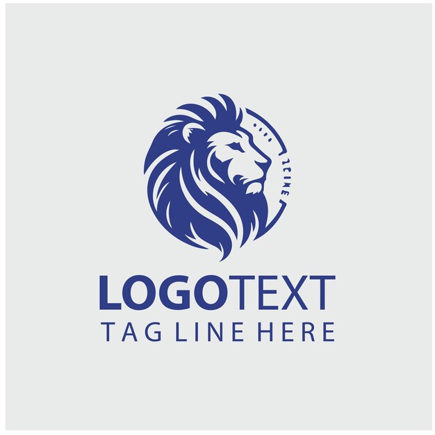 Illustrazioni vettoriali del logo Luxury Lion