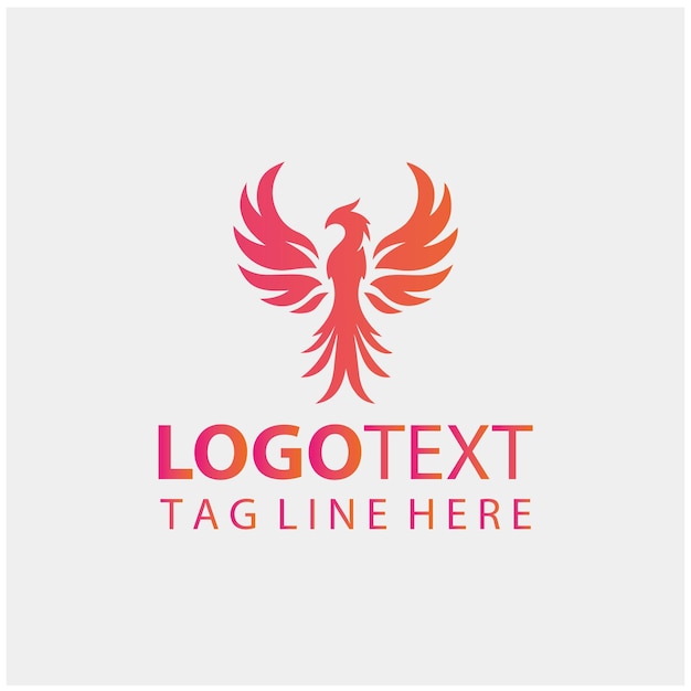 Illustrazioni vettoriali del logo Phoenix
