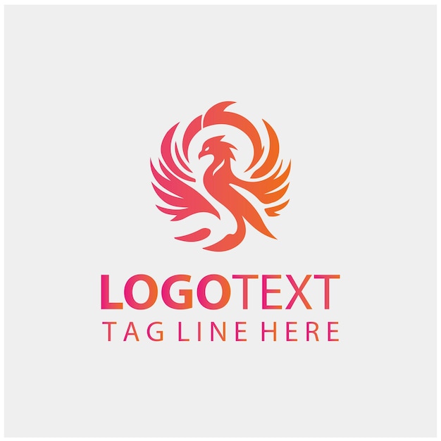 Illustrazioni vettoriali del logo Phoenix