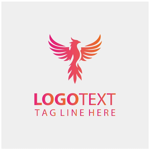 Illustrazioni vettoriali del logo Phoenix