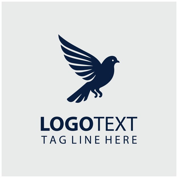 Illustrazioni vettoriali del logo Pigeon