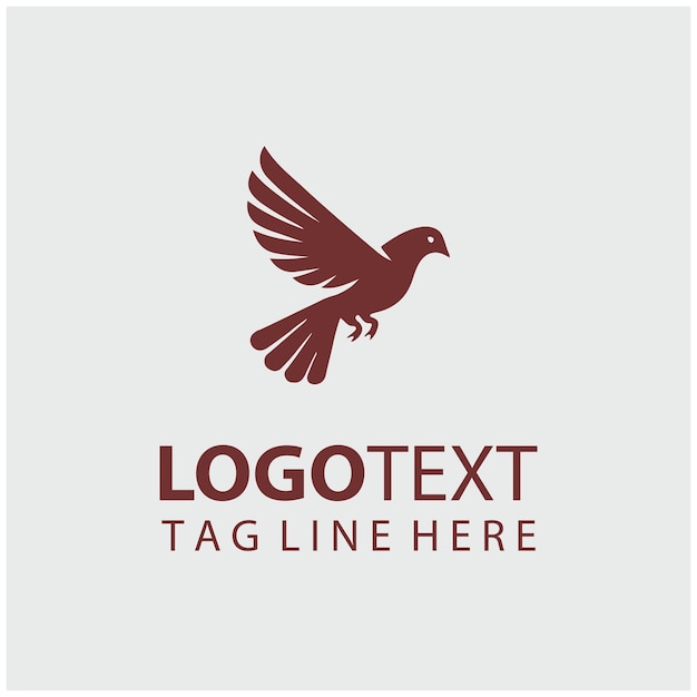 Illustrazioni vettoriali del logo Pigeon