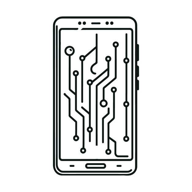 Illustrazioni vettoriali di smartphone