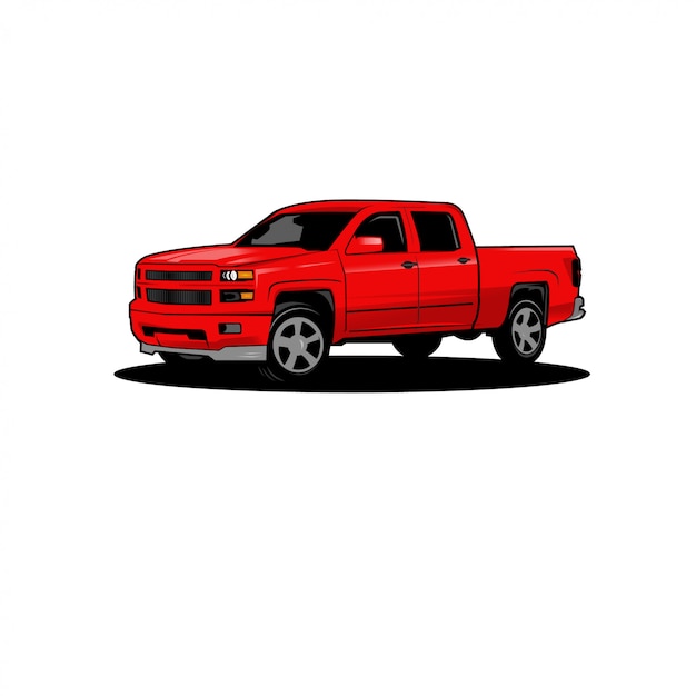 Illusustration semitruck
