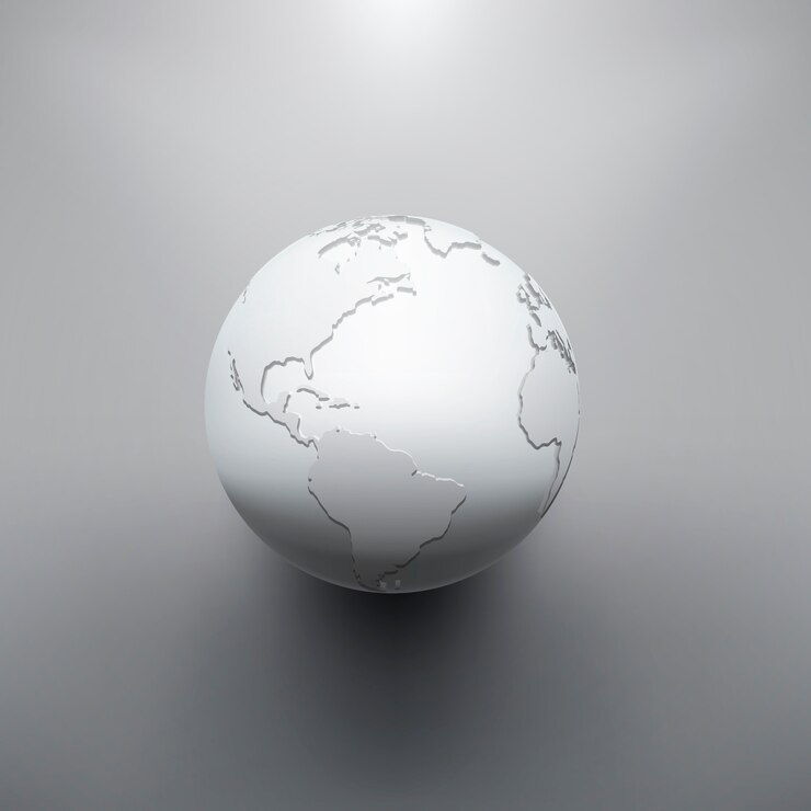Immagine digitale della terra del globo