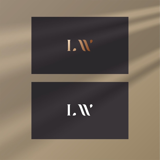 Immagine vettoriale del logo LW