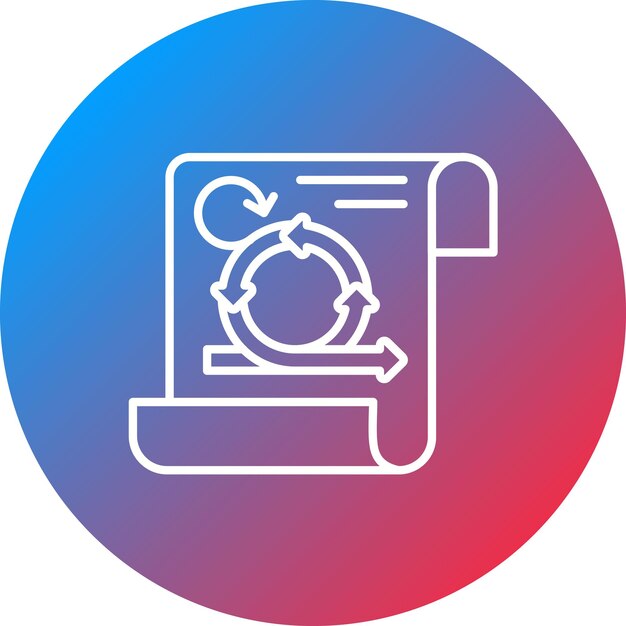 Immagine vettoriale dell'icona dei principi Agile Può essere utilizzata per Agile