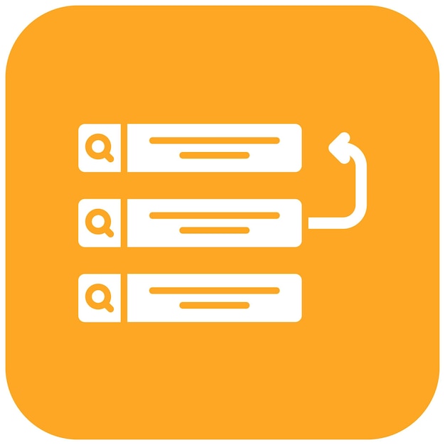 Immagine vettoriale dell'icona del backlog Può essere utilizzata per UX e UI