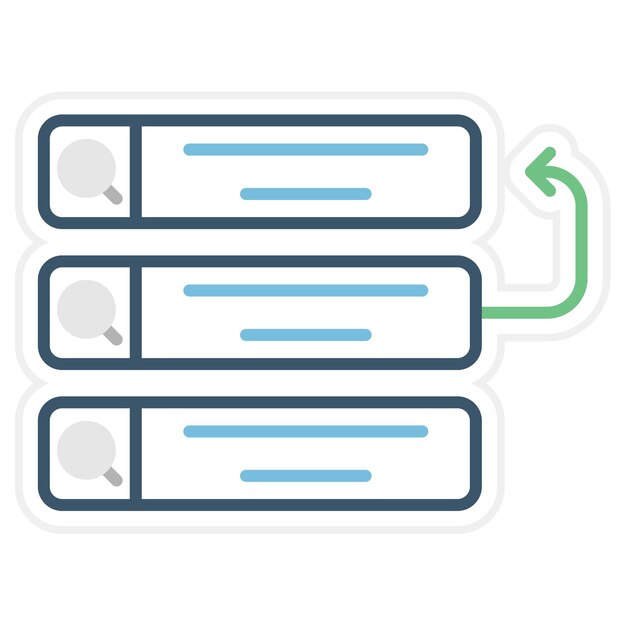 Immagine vettoriale dell'icona del backlog Può essere utilizzata per UX e UI