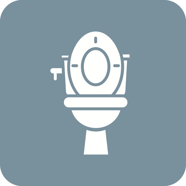 Immagine vettoriale dell'icona del bagno Può essere utilizzata per la routine di igiene