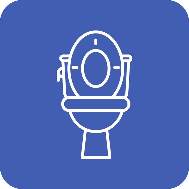 Immagine vettoriale dell'icona del bagno Può essere utilizzata per la routine di igiene