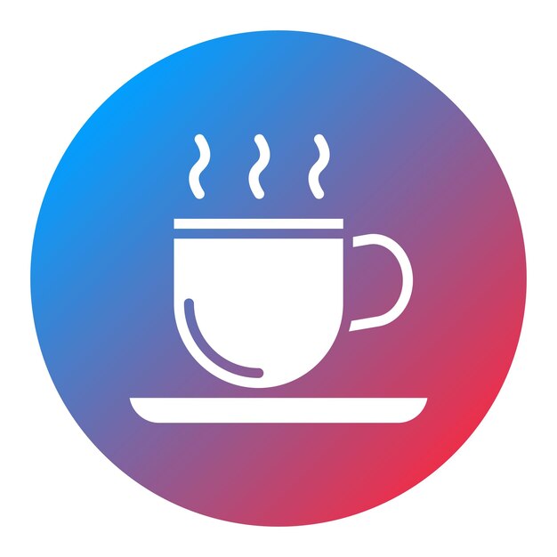 Immagine vettoriale dell'icona del cappuccino Può essere utilizzata per il brunch