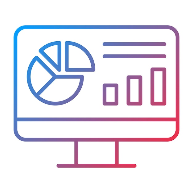 Immagine vettoriale dell'icona del dashboard del sito web Può essere utilizzata per l'hosting web