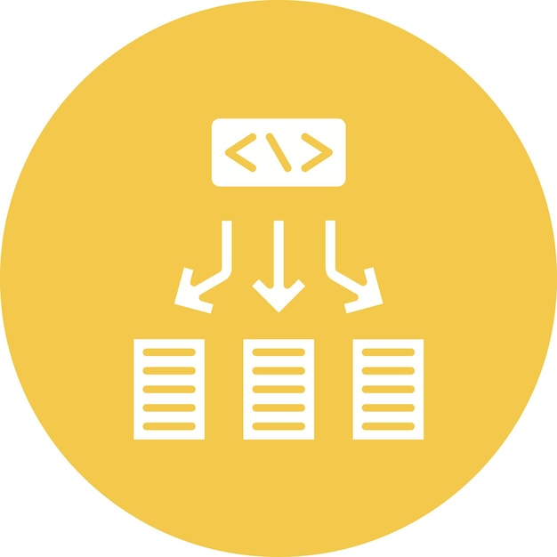 Immagine vettoriale dell'icona del framework Può essere utilizzata per No Code