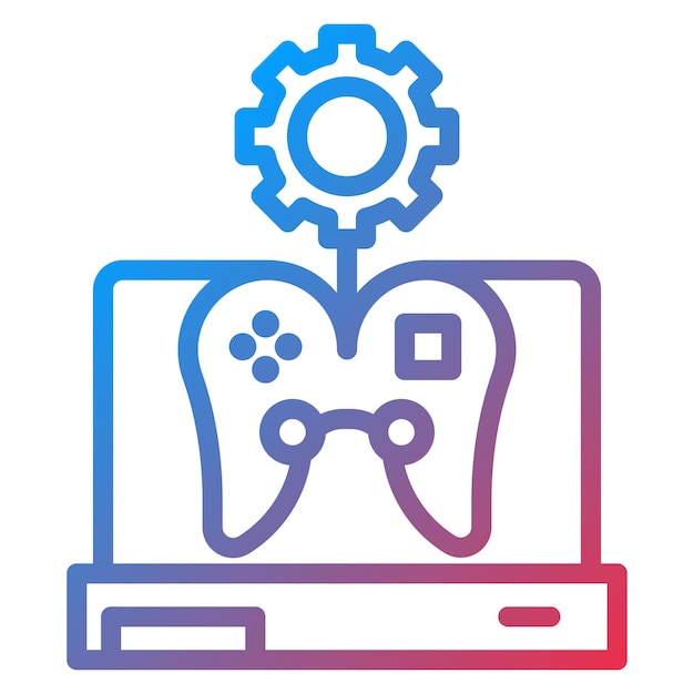 Immagine vettoriale dell'icona del gioco Può essere utilizzata per lo sviluppo del gioco