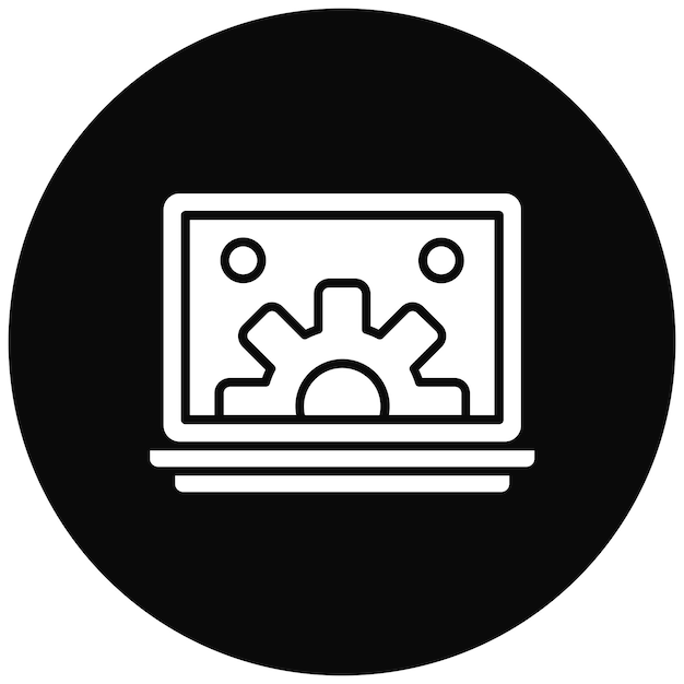Immagine vettoriale dell'icona del sistema di gestione dei contenuti Può essere utilizzata per UX e UI