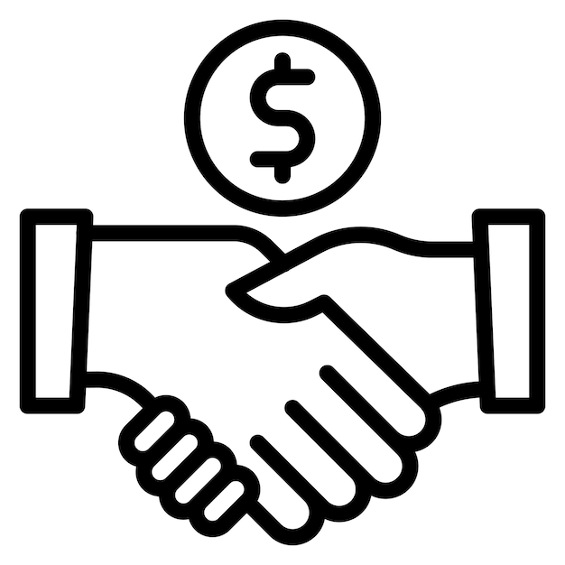 Immagine vettoriale dell'icona dell'affare Può essere utilizzata per il trading